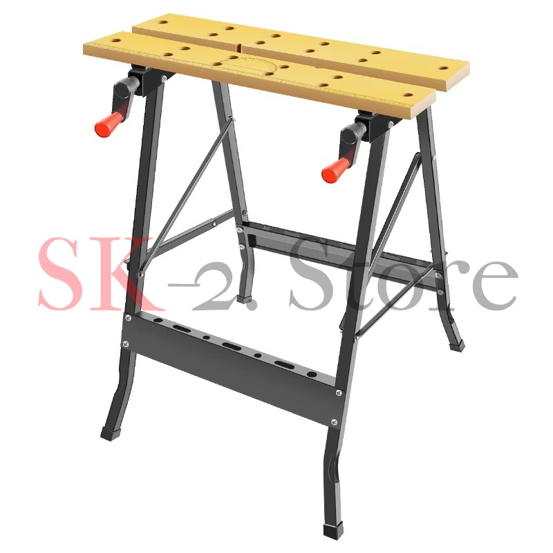 Home Office Work Table - Meja Kerja Kayu yang Dapat Disesuaikan
