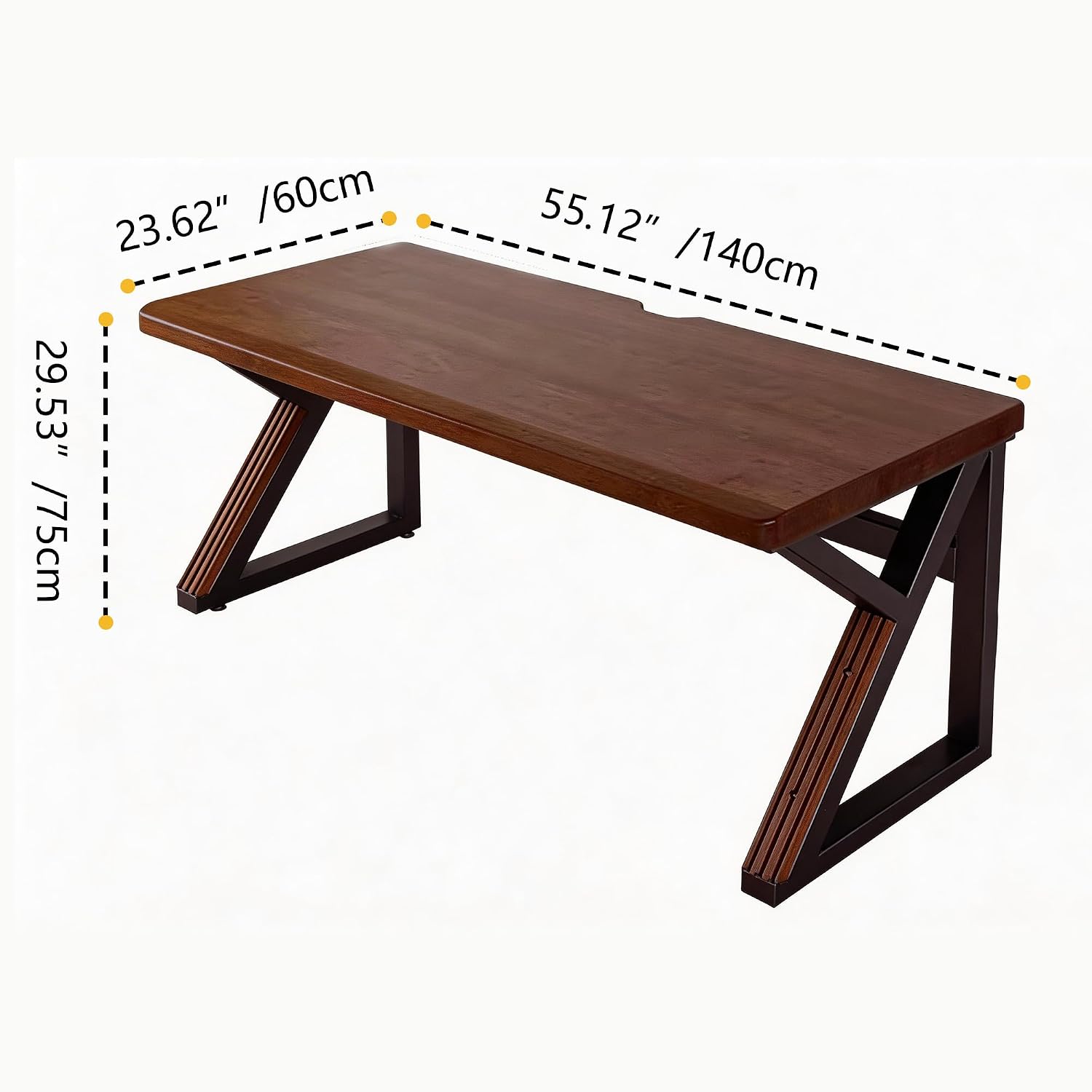 Home Office Work Table - Meja Komputer Kayu Asli 55
