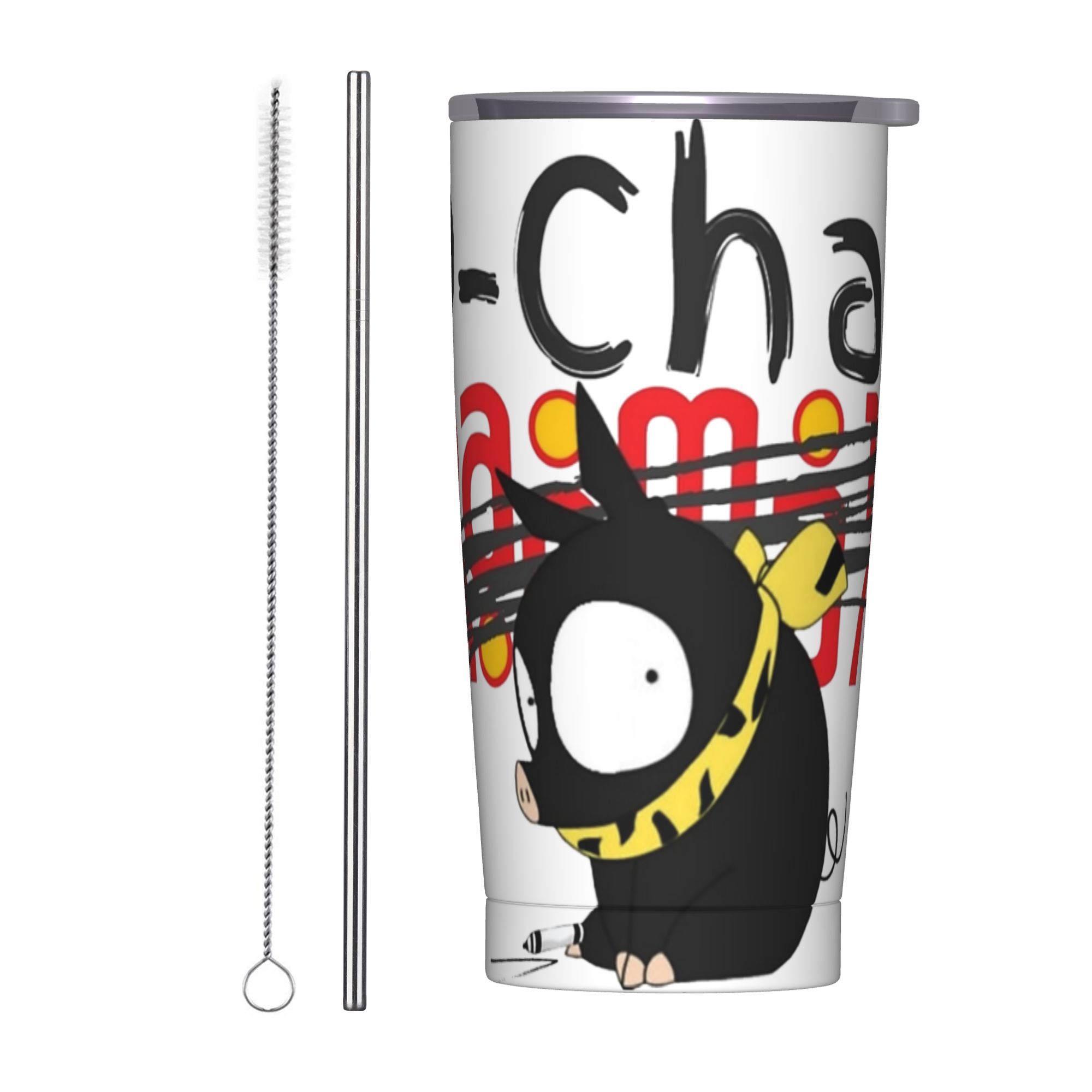 Home Office Logo - P-Chan Ranma Logo Tumbler Terisolasi dengan