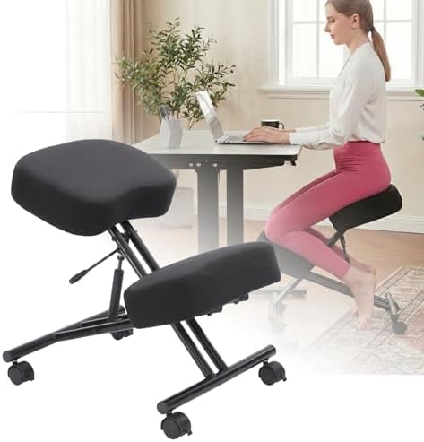 Ergonomic Office Chair - Kursi Rumah Ergonomis Berbahan Linen, Dapat