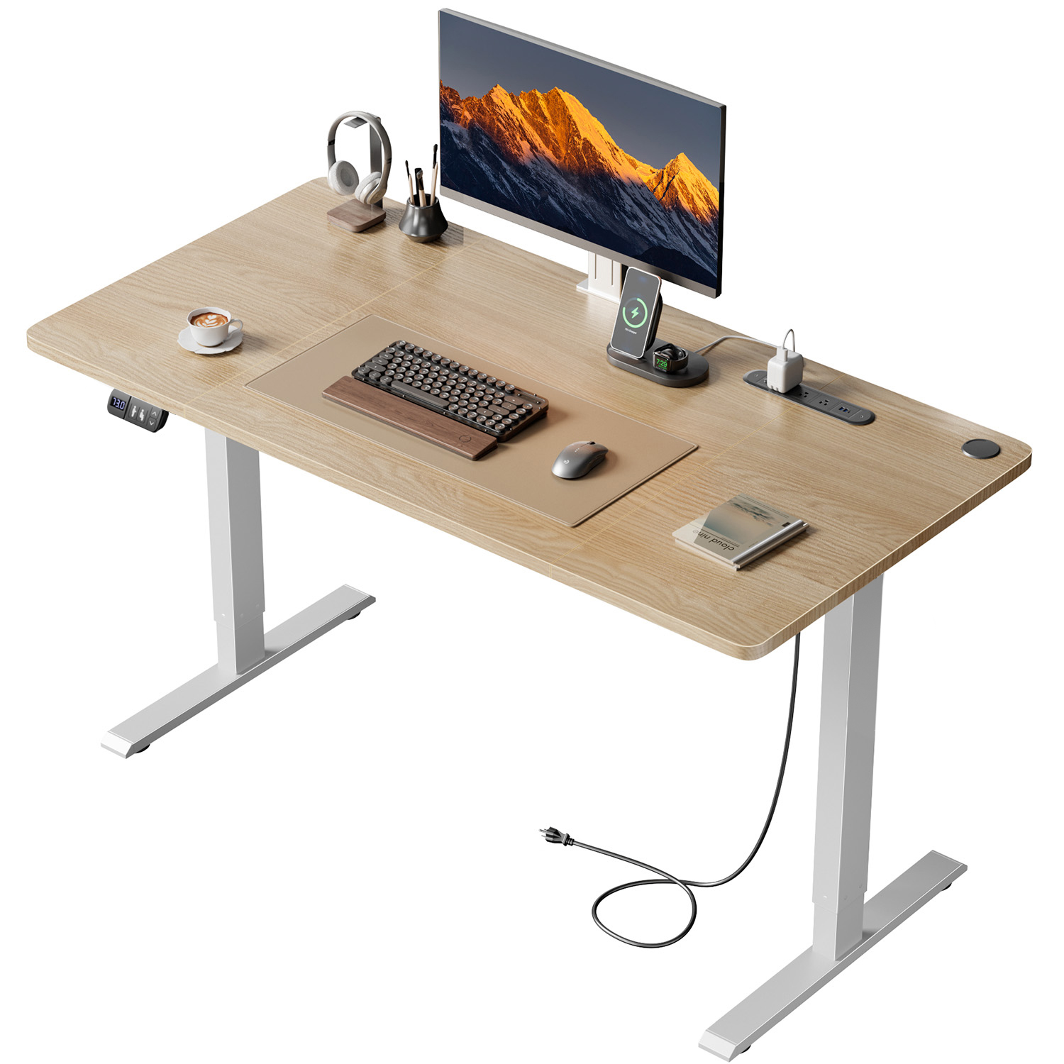 Home Office Work Table - NEBMAAX Meja Kerja Elektrik yang Dapat