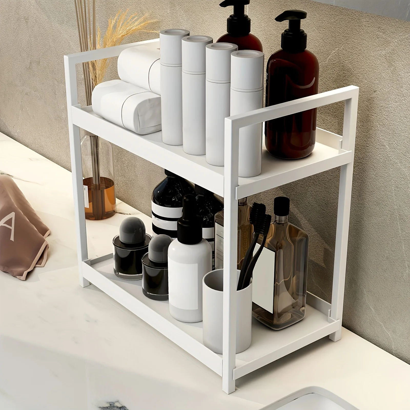 Rak Meja Rias Terpadu Rak Peny - Home Office Work Table ulasan dan harga