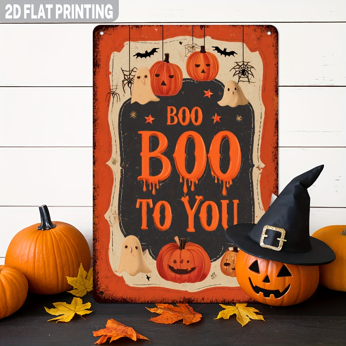 Papan Logam Vintage Halloween  - Home Office Or ulasan dan harga