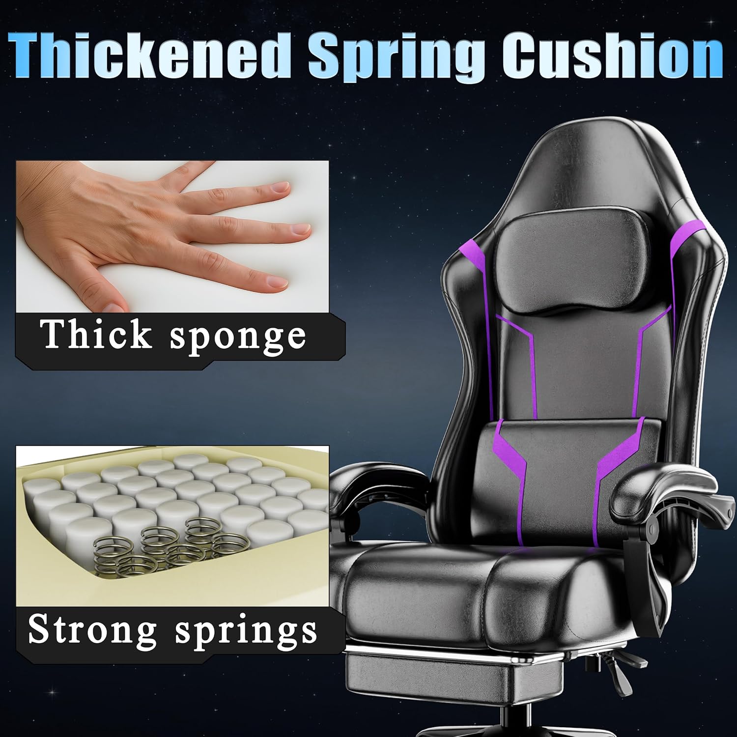 Kursi Gaming Ergonomis dengan  - Ergonomic Office Chair ulasan dan harga
