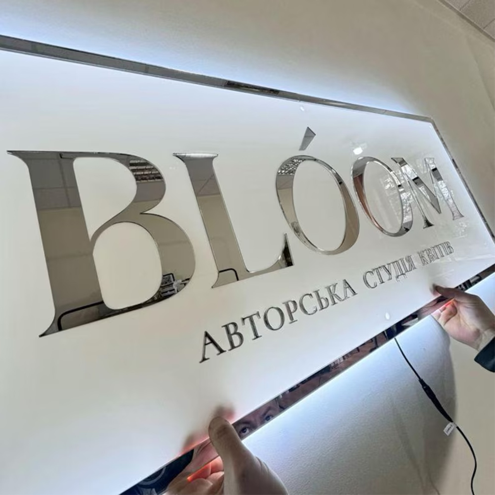 Personalisasi Tanda Logo LED B - Home Office Logo ulasan dan harga