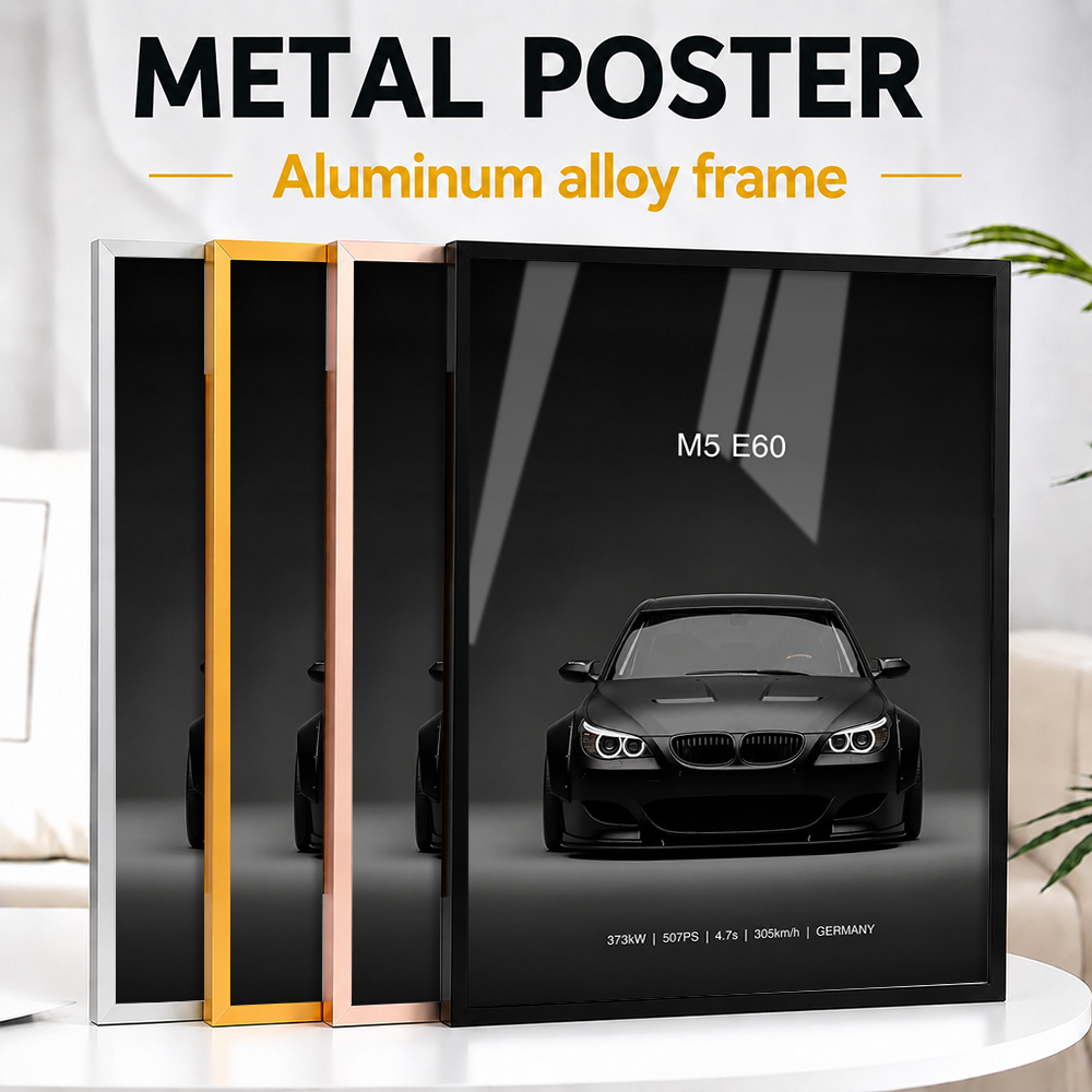 Poster Logam Mobil M5 E60 Warn - Home Office Or ulasan dan harga