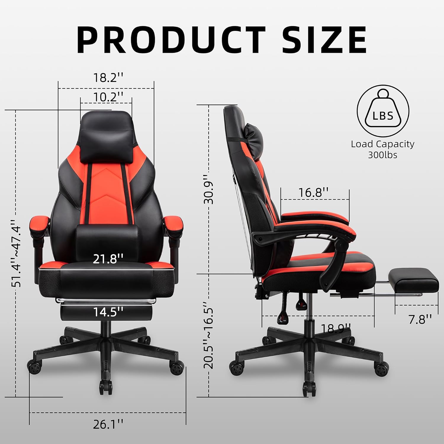 Kursi Gaming dengan Sandaran K - Ergonomic Office Chair ulasan dan harga