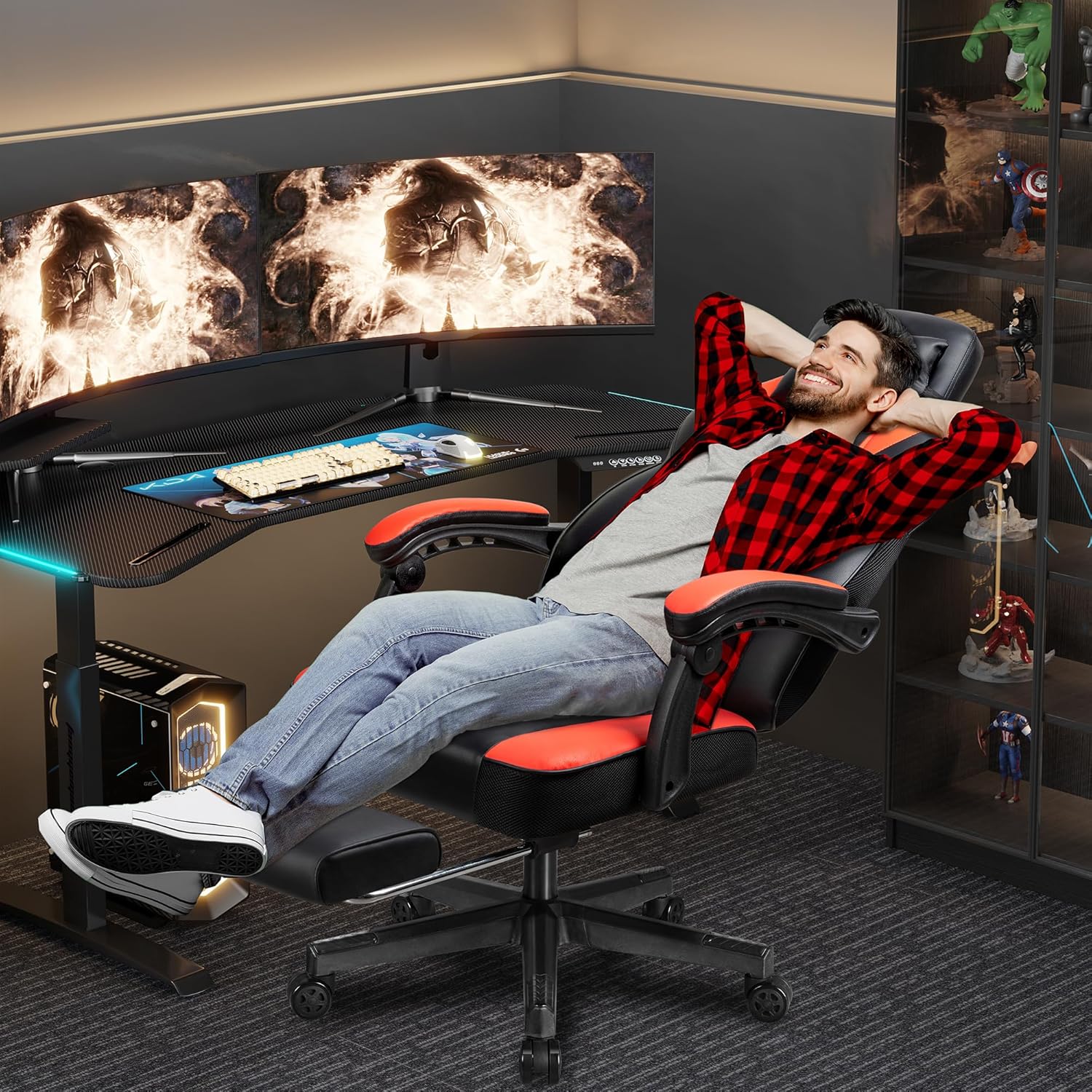 Kursi Gaming dengan Sandaran K - Ergonomic Office Chair ulasan dan harga