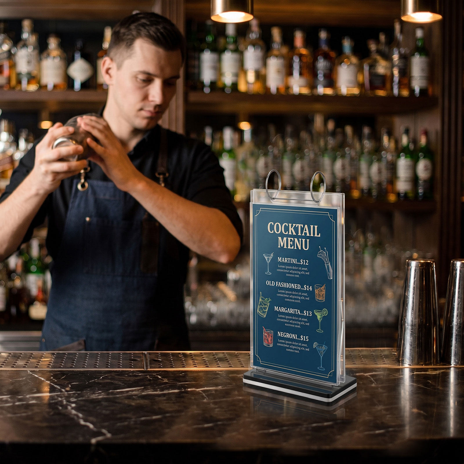 2 Buah Penyangga Menu Lipat, D - Document Holder Stand ulasan dan harga