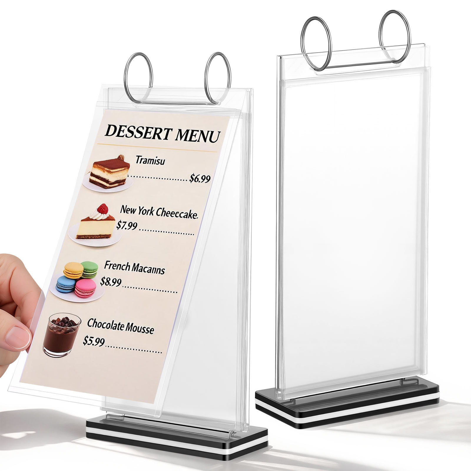 2 Buah Penyangga Menu Lipat, D - Document Holder Stand ulasan dan harga