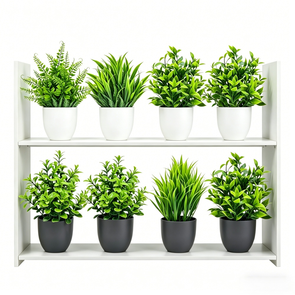 4 Buah/Set Tanaman Buatan Mini - Home Office Layout ulasan dan harga