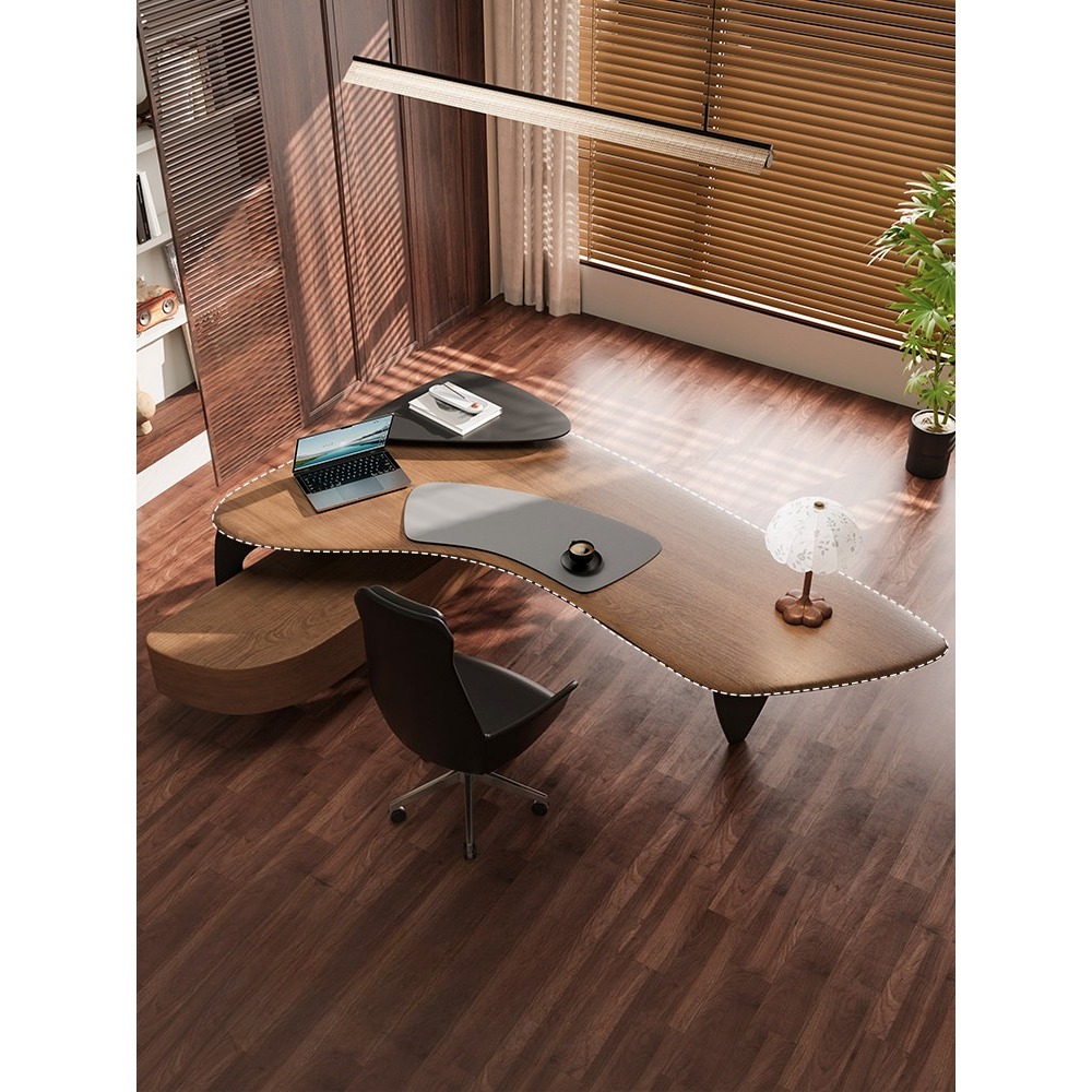 Meja Kantor Eksekutif Kayu Pin - Home Office Work Table ulasan dan harga