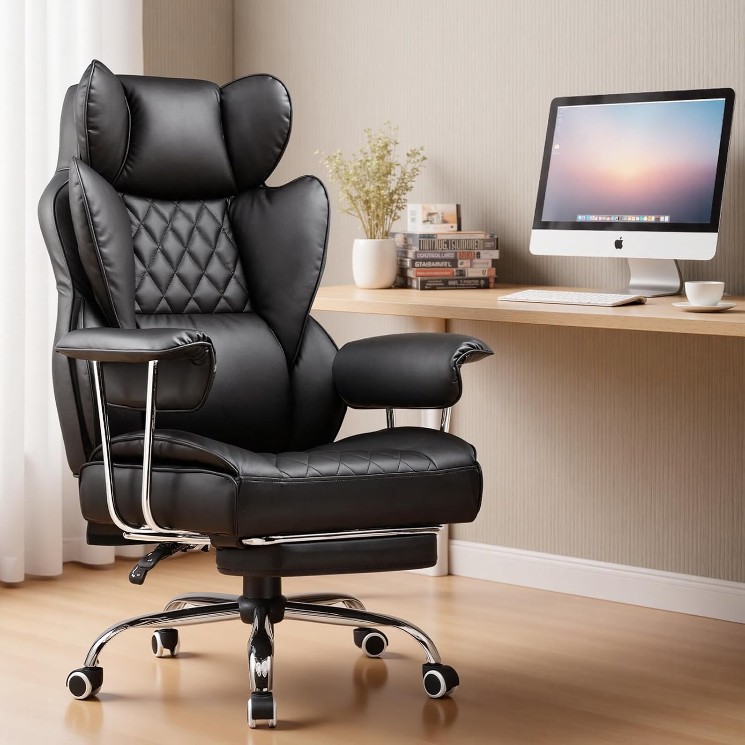 Kursi Kantor Besar dan Tinggi  - Ergonomic Office Chair ulasan dan harga