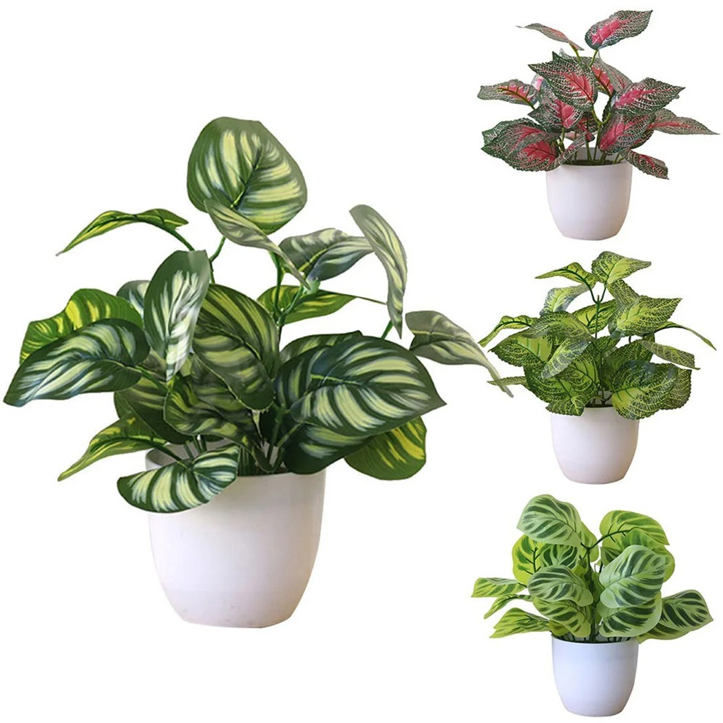 1 Buah Pot Tanaman Dedaunan Bu - Home Office Layout ulasan dan harga