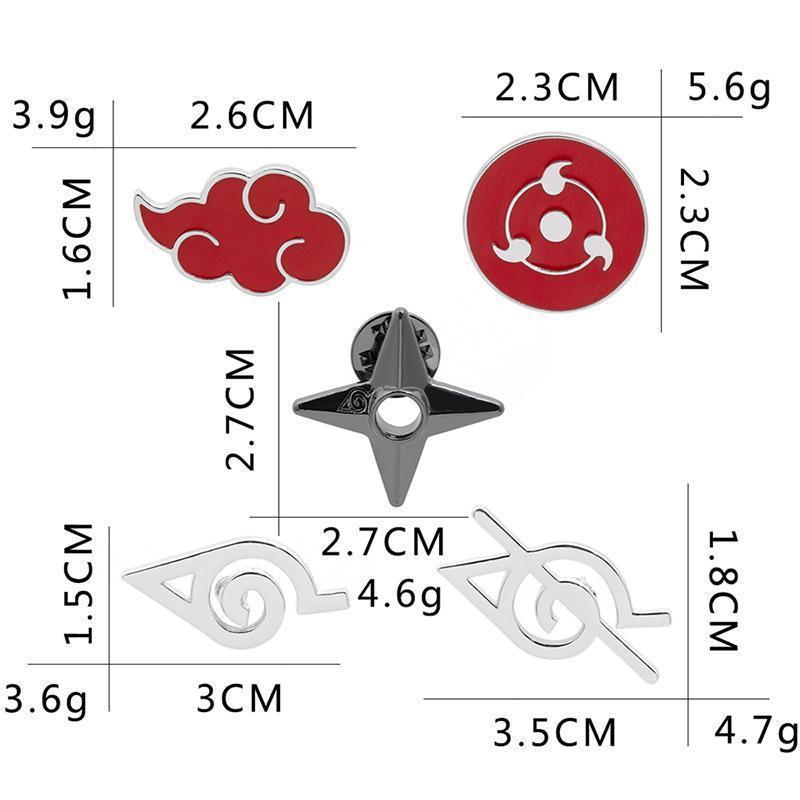 Bros Pin Logam Naruto Akatsuki - Home Office Or ulasan dan harga
